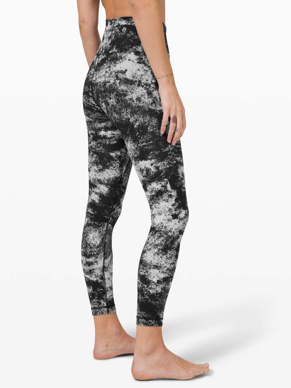 lululemon athletica Black & White Printed Leggings